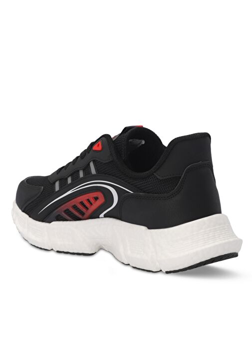 Slazenger ZIPLINE Erkek Sneaker Ayakkabı Siyah / Kırmızı - Görsel 4