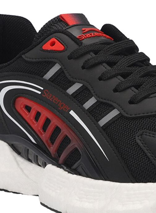 Slazenger ZIPLINE Erkek Sneaker Ayakkabı Siyah / Kırmızı - Görsel 5