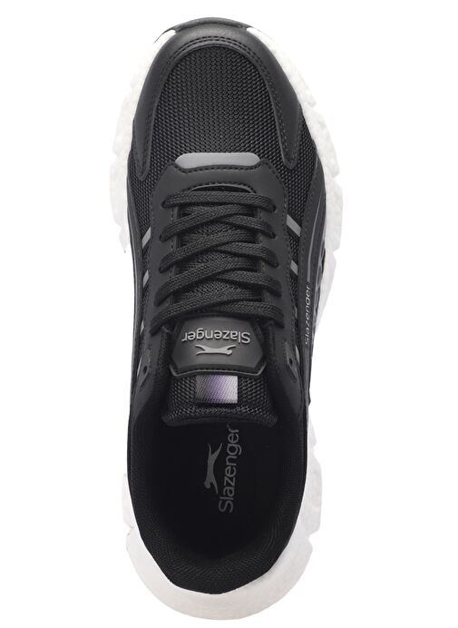 Slazenger ZIPLINE Erkek Sneaker Ayakkabı Siyah / Koyu Gri - Görsel 6
