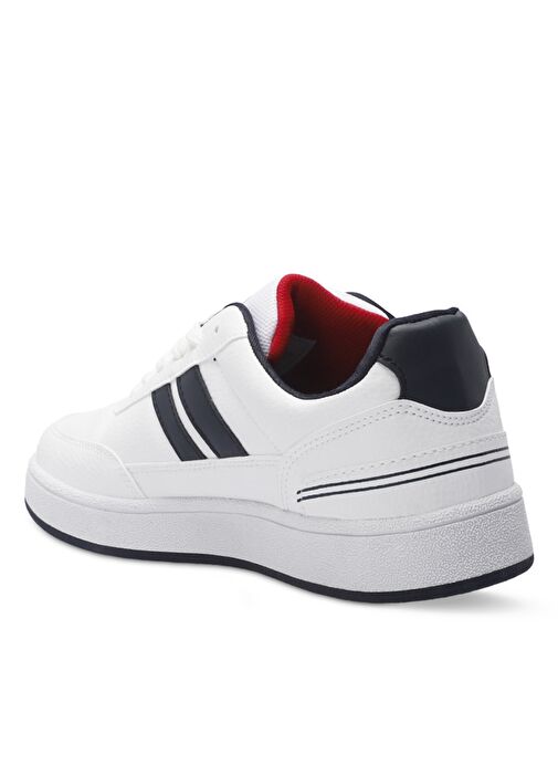 Slazenger MONET IN Kadın Sneaker Ayakkabı Beyaz / Lacivert / Kırmızı - Görsel 4