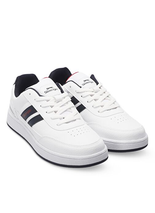 Slazenger MONET IN Kadın Sneaker Ayakkabı Beyaz / Lacivert / Kırmızı - Görsel 3