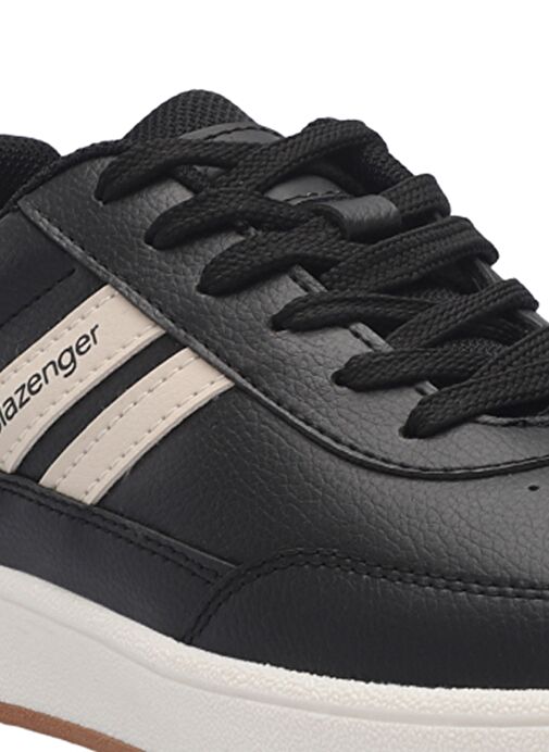 Slazenger MONET IN Kadın Sneaker Ayakkabı Siyah / Bej - Görsel 5