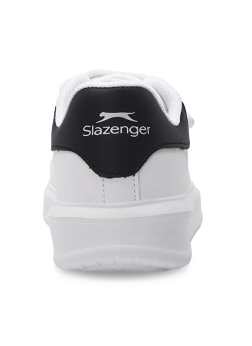 Slazenger LOVE I Unisex Çocuk Sneaker Ayakkabı Beyaz / Siyah - Görsel 7