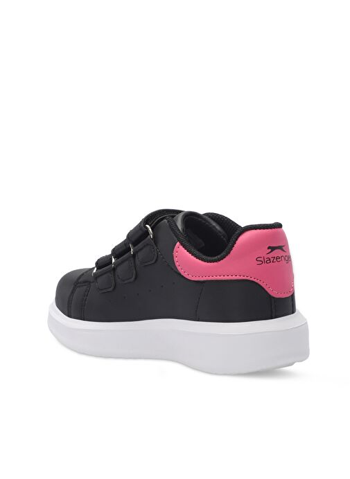 Slazenger LOVE I Kız Çocuk Sneaker Ayakkabı Siyah / Fuşya - Görsel 4