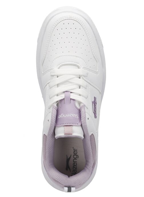 Slazenger LONDON I Kadın Sneaker Ayakkabı Beyaz / Lila - Görsel 6