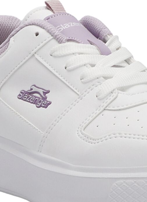 Slazenger LONDON I Kadın Sneaker Ayakkabı Beyaz / Lila - Görsel 5