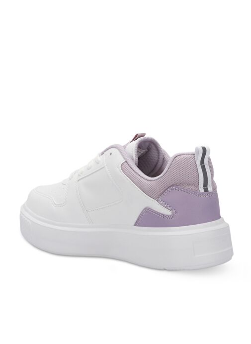 Slazenger LONDON I Kadın Sneaker Ayakkabı Beyaz / Lila - Görsel 4