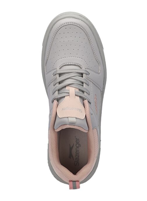 Slazenger LONDON I Kadın Sneaker Ayakkabı Gri / Pembe - Görsel 6