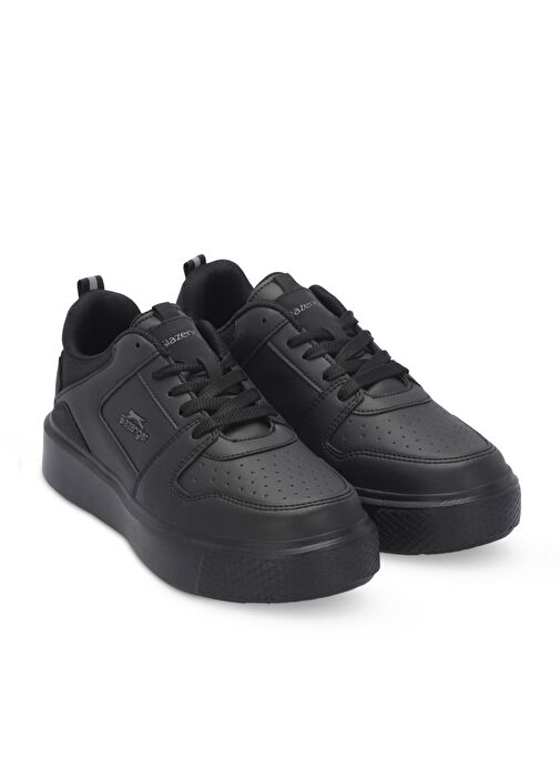 Slazenger LONDON I Kadın Sneaker Ayakkabı Siyah / Siyah - Görsel 3