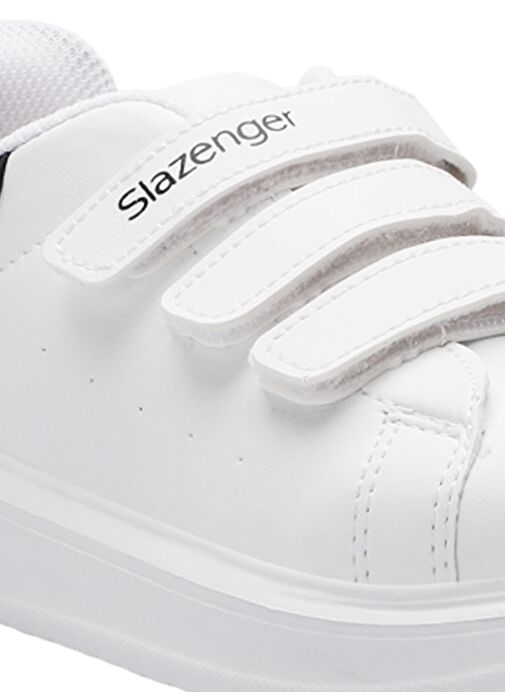 Slazenger LOVE I Unisex Çocuk Sneaker Ayakkabı Beyaz / Siyah - Görsel 5
