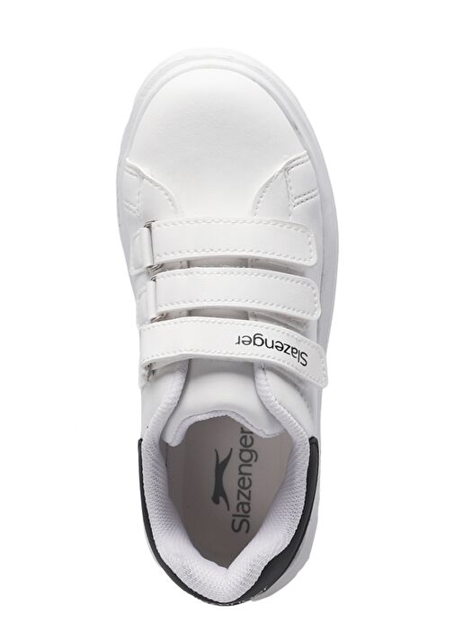 Slazenger LOVE I Unisex Çocuk Sneaker Ayakkabı Beyaz / Siyah - Görsel 6