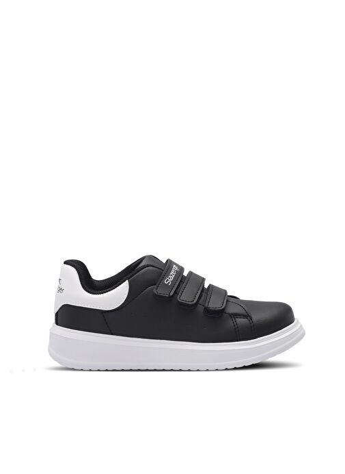 Slazenger LOVE I Unisex Çocuk Sneaker Ayakkabı Siyah / Beyaz - Görsel 2