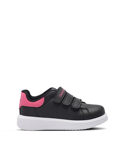 Slazenger LOVE I Kız Çocuk Sneaker Ayakkabı Siyah / Fuşya - Görsel 2