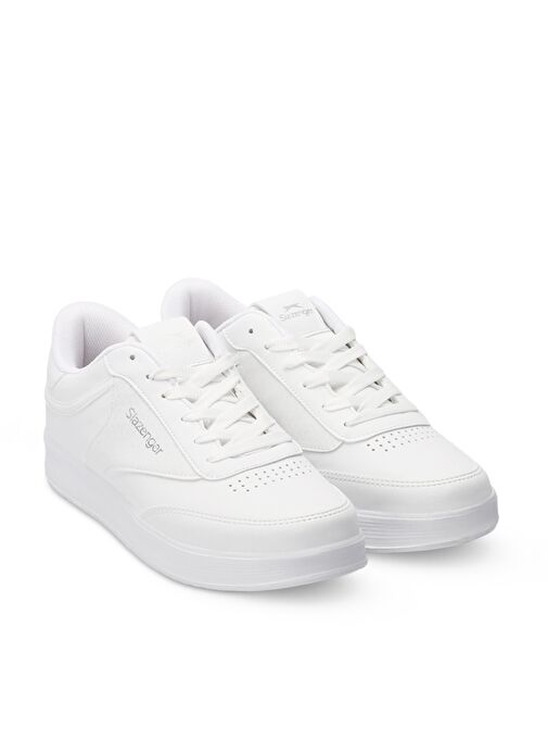 Slazenger LYON I Kadın Sneaker Ayakkabı Beyaz / Beyaz - Görsel 3