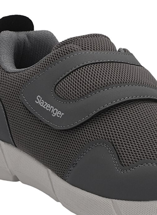 Slazenger ACA I Büyük Beden Erkek Sneaker Ayakkabı Koyu Gri - Görsel 5