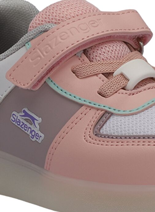 Slazenger PERLE Çocuk Sneaker Ayakkabı Beyaz / Pembe - Görsel 5