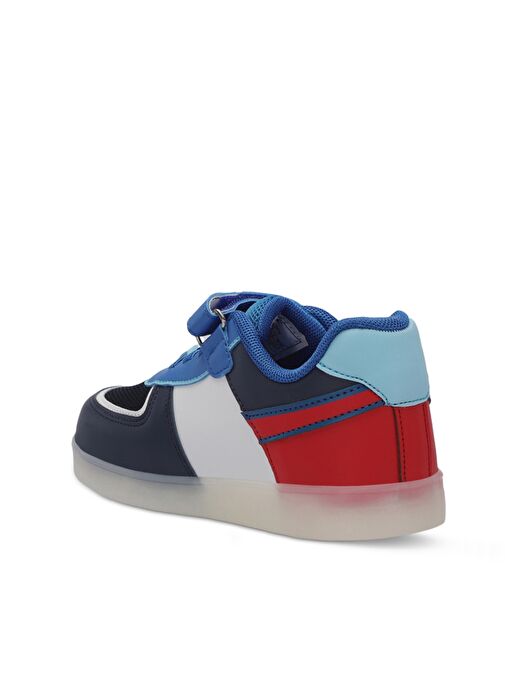 Slazenger PERLE Çocuk Sneaker Ayakkabı Lacivert / Beyaz - Görsel 4