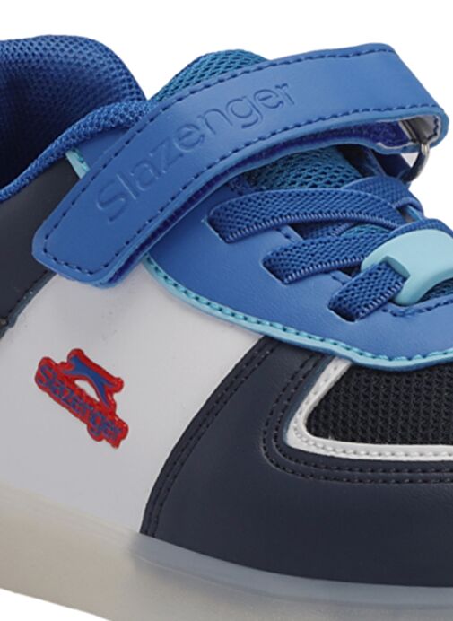 Slazenger PERLE Çocuk Sneaker Ayakkabı Lacivert / Beyaz - Görsel 5