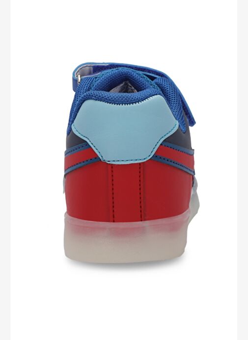 Slazenger PERLE Erkek Çocuk Cırt Cırtlı Lacivert / Beyaz Sneaker - Görsel 7