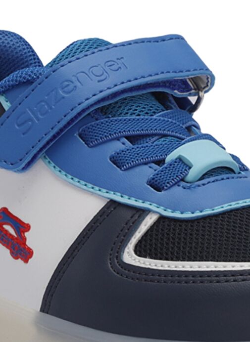 Slazenger PERLE Erkek Çocuk Sneaker Ayakkabı Lacivert / Beyaz - Görsel 5