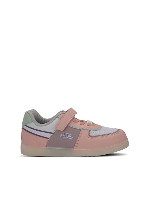 Slazenger PERLE Kız Çocuk Sneaker Ayakkabı Beyaz / Pembe - Görsel 2