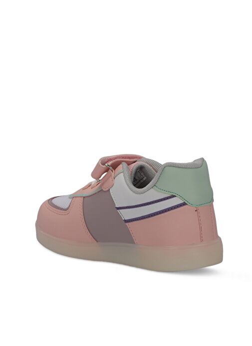 Slazenger PERLE Kız Çocuk Sneaker Ayakkabı Beyaz / Pembe - Görsel 4