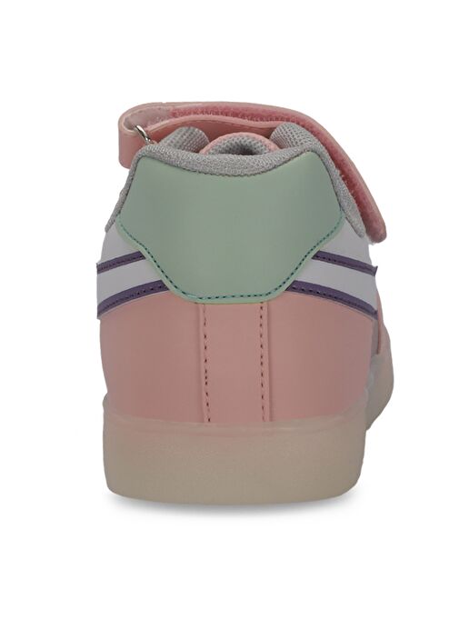 Slazenger PERLE Kız Çocuk Sneaker Ayakkabı Beyaz / Pembe - Görsel 7