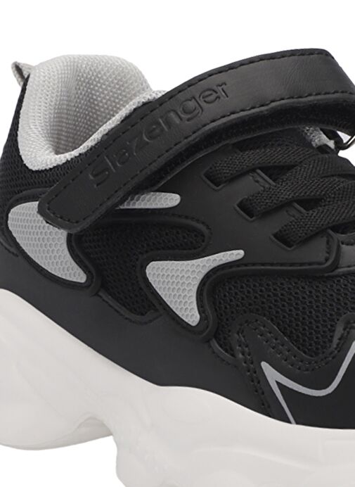 Slazenger PARIS Unisex Çocuk Sneaker Ayakkabı Siyah - Görsel 5