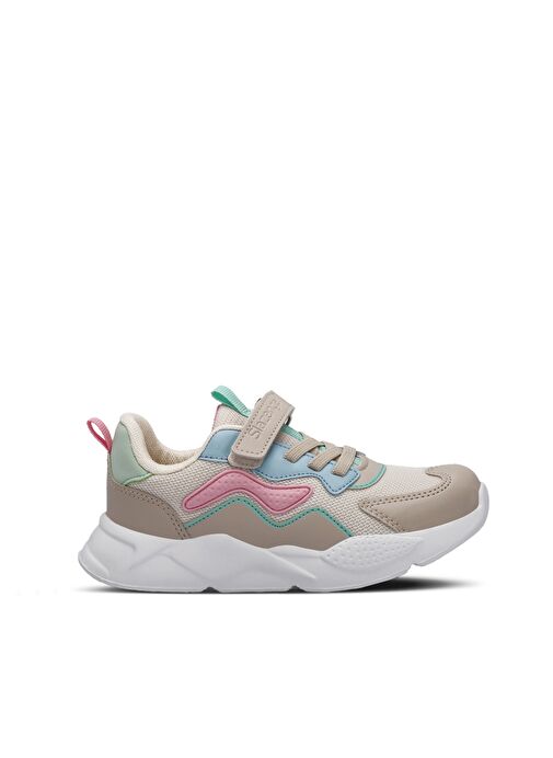 Slazenger PESO I Kız Çocuk Sneaker Ayakkabı Bej - Görsel 2