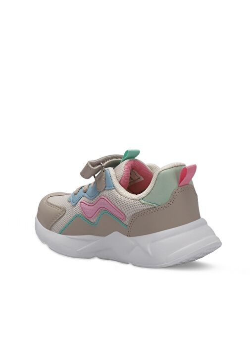 Slazenger PESO I Kız Çocuk Sneaker Ayakkabı Bej - Görsel 4