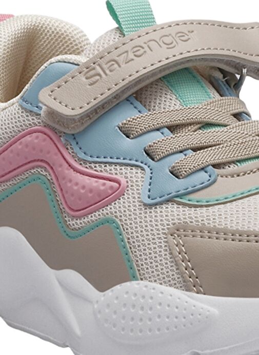 Slazenger PESO I Kız Çocuk Sneaker Ayakkabı Bej - Görsel 5