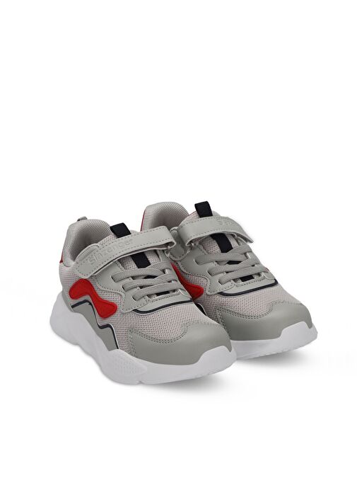 Slazenger PESO I Erkek Çocuk Sneaker Ayakkabı Gri - Görsel 3