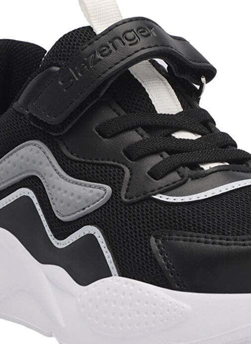 Slazenger PESO I Erkek Çocuk Sneaker Ayakkabı Siyah - Görsel 3