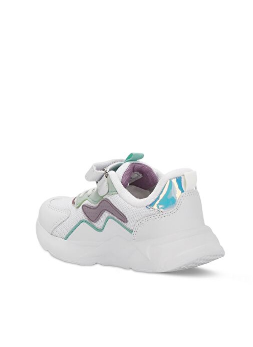 Slazenger PESO I Kız Çocuk Sneaker Ayakkabı Beyaz / Lila - Görsel 5