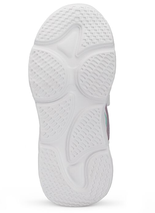 Slazenger PESO I Kız Çocuk Sneaker Ayakkabı Beyaz / Lila - Görsel 7
