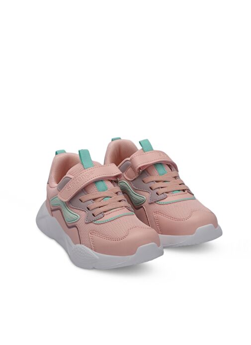 Slazenger PESO I Kız Çocuk Sneaker Ayakkabı Pembe - Görsel 3