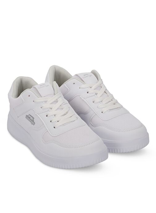 Slazenger ELIORA I Büyük Beden Erkek Sneaker Ayakkabı Beyaz - Görsel 3