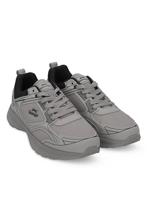 Slazenger GALA I Erkek Sneaker Ayakkabı Gri / Lacivert - Görsel 3