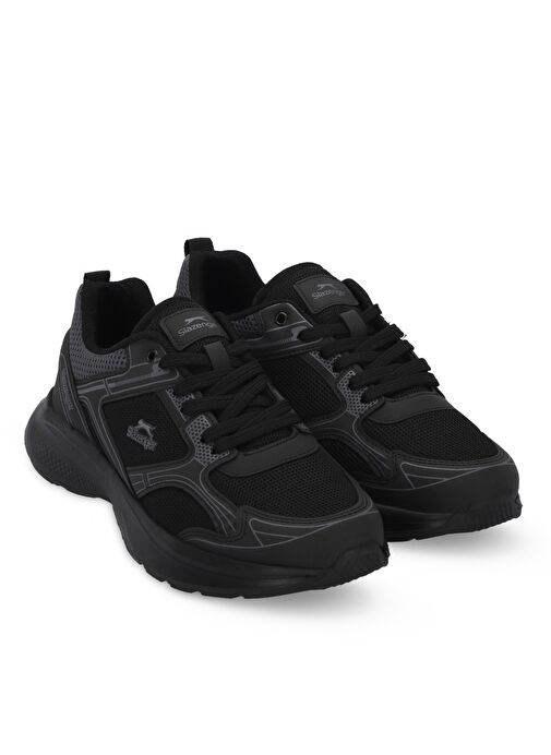 Slazenger GALA I Erkek Sneaker Ayakkabı Siyah / Koyu Gri - Görsel 3