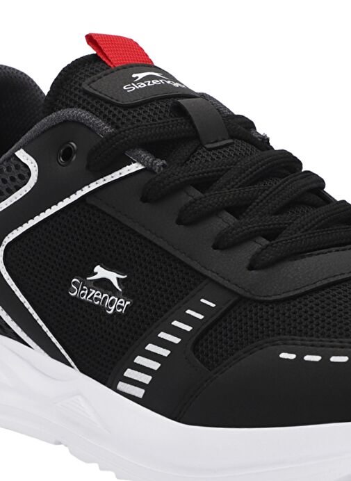 Slazenger GUMMY I Erkek Sneaker Ayakkabı Siyah / Beyaz - Görsel 5