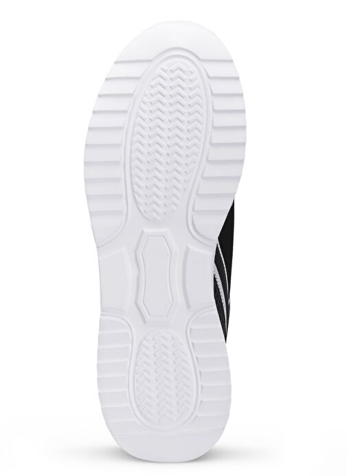 Slazenger GUMMY I Erkek Sneaker Ayakkabı Siyah / Beyaz - Görsel 8