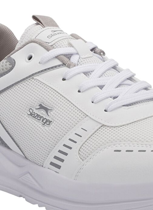 Slazenger GUMMY I Büyük Beden Erkek Sneaker Ayakkabı Beyaz - Görsel 5