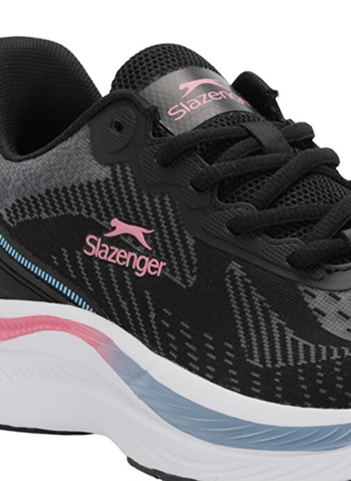 Slazenger WETFORD Kadın Sneaker Ayakkabı Siyah / Koyu Gri - Görsel 5