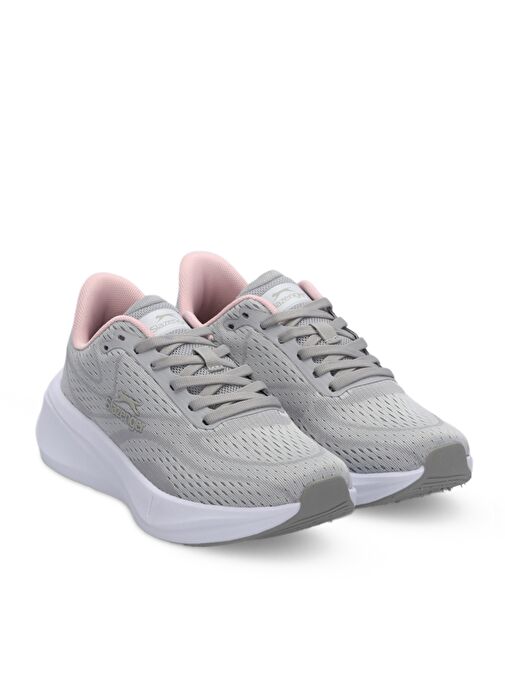 Slazenger WISE Kadın Sneaker Ayakkabı Gri / Pembe - Görsel 3