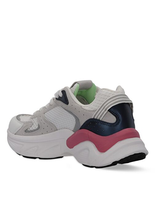 Slazenger WIND Kadın Sneaker Ayakkabı Beyaz / Lacivert - Görsel 4