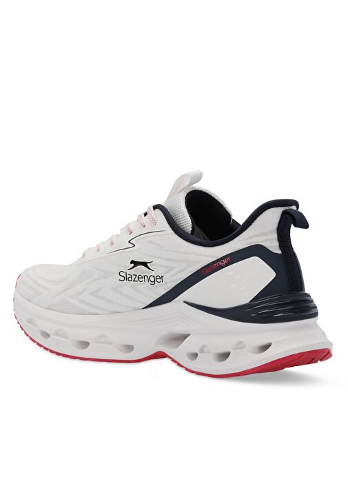Slazenger WILLOW Erkek Sneaker Ayakkabı Beyaz / Lacivert / Kırmızı - Görsel 4