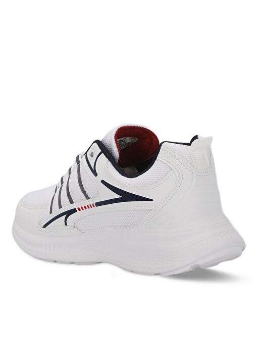 Slazenger MACELLAN Erkek Sneaker Ayakkabı Beyaz / Lacivert - Görsel 4