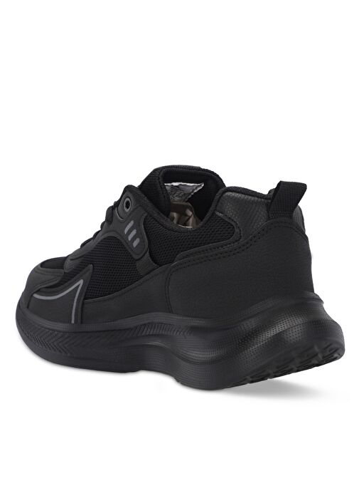 Slazenger MAJOR KTN Erkek Sneaker Ayakkabı Siyah / Siyah - Görsel 4