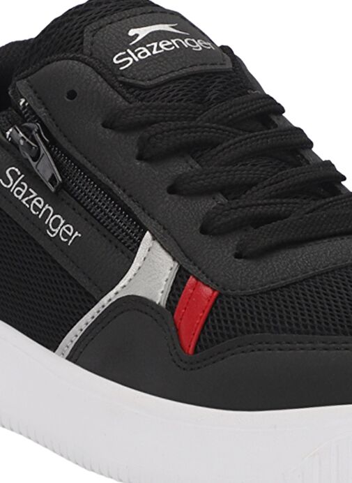 Slazenger MAJORITY I Erkek Sneaker Ayakkabı Siyah / Beyaz - Görsel 5