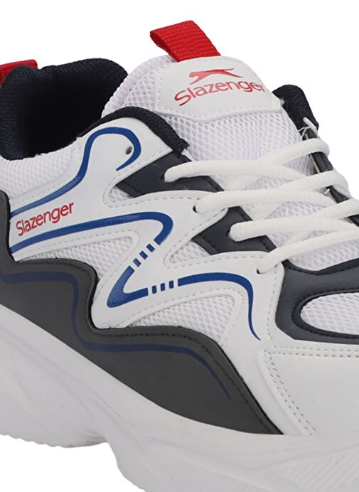 Slazenger MULTI I Erkek Sneaker Ayakkabı Beyaz / Lacivert - Görsel 5